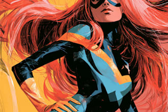 do a superhero comic