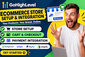 setup gohighlevel ecommerce store, cart and checkout migrate ecommerce to ghl
