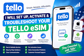 set up, activate and troubleshoot your tello esim