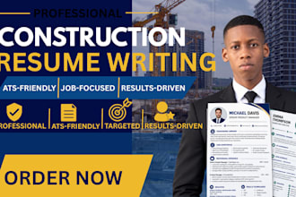 write an ats construction project manager superintendent resume and cv