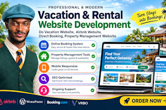 do vacation website, airbnd website, direct booking, property management website