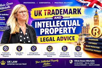 provide uk intellectual property trademark legal advice and demand letters