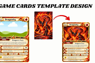 design custom tcg card templates,trading card and card frames
