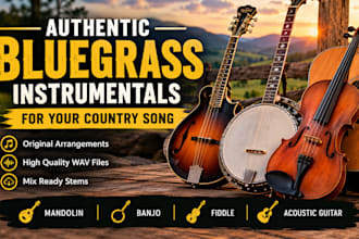 create authentic bluegrass instrumentals for your country song