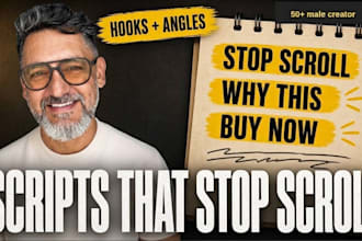 write scroll stopping ugc ad scripts and hooks for your brand