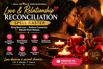 be your professional love and relationship reconciliation spell caster