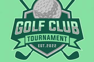 design a professional golf logo