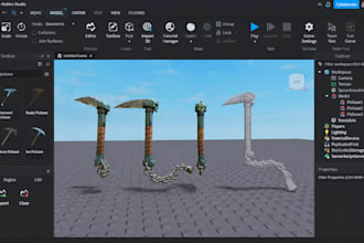 create high quality roblox ugc items and 3d designs