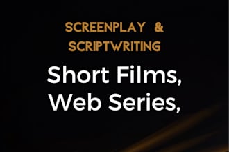 write hindi, english, and hinglish scripts for ott or films