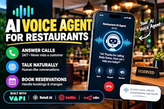build an ai voice agent for your restaurant calls and bookings