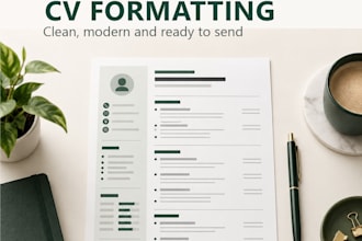 format and redesign your CV or resume professionally