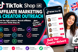 manage tiktok shop UK affiliate marketing and creator outreach