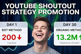 do youtube shoutout to 3m audience, to get organic subscribers or views