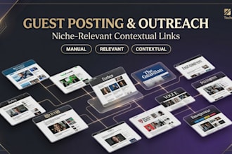 manual blogger outreach guest posts and contextual link building