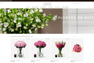 design black friday flower website, bfcm gift, florist, bouquet, halloween store