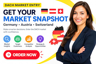 create a dach market entry one pager for your business