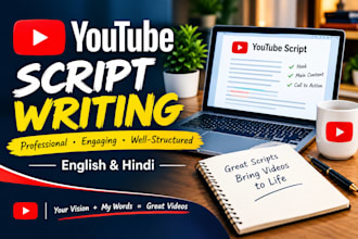 write engaging youtube video scripts