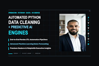 do python data cleaning and predictive analytics