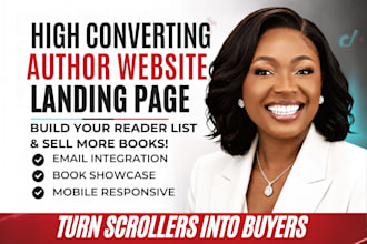 design author website book author website ebook website author landing page