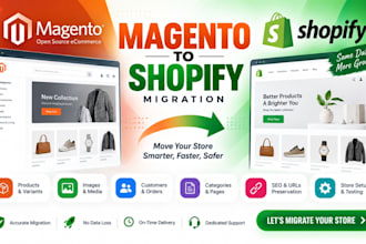 magento to shopify magento migration ecommerce migration shopify store migration