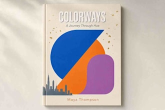 design a colorful book cover