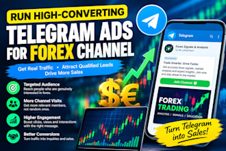 run high converting telegram ads for forex channel to get sales fix telegram ads
