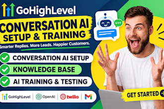 setup and train gohighlevel conversation ai with knowledge base ghl ai chatbot