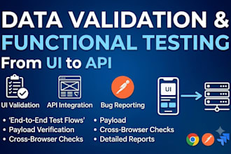 data validation testing from UI to API
