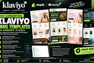 klaviyo email flows, design, and shopify email marketing