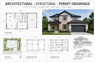 create permit ready architectural and structural drawings for city permit