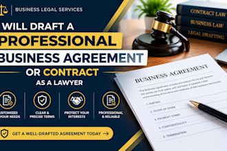 draft a professional business agreement or contract as a lawyer