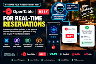 integrate your ai receptionist with opentable or resy