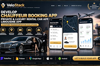 develop chauffeur booking app private and luxury rental car app limousine app