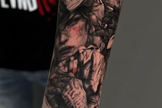 design professional tattoo and custom tattoo