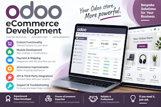 develop and customise your odoo ecommerce store