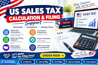 us CPA profit and loss, financial statements, sales tax filing , us tax filing