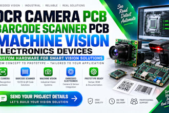 ocr camera pcb, barcode scanner pcb and machine vision electronics devices