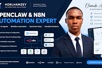 claw n8n ai automation, crm workflow, ai agent, open claw setup, api integration