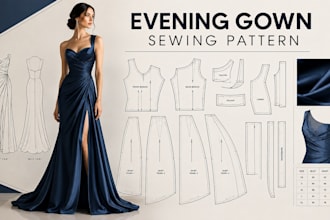 create custom apparel sewing patterns and pattern grading for manufacturing