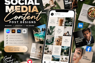 create branded instagram and facebook posts