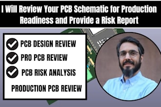 provide a production ready pcb schematic review and risk report 3 day delivery