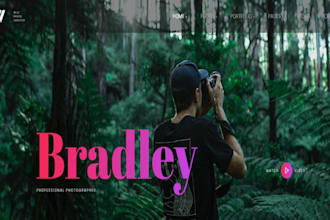 build wix photography portfolio website wedding photographer videography website