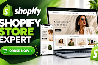 setup shopify store shopify product page, redesign, shopify dropshipping website