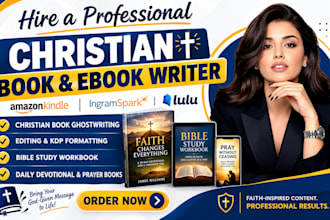 format, design christian ebook, prayer journal daily and evotional book