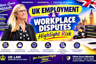 provide UK employment legal advice and workplace dispute guidance, UK solicitor