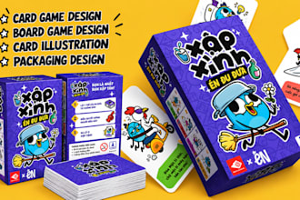 design card game board game art trading card design card box packaging design