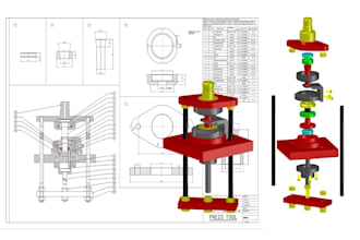 provide 2d 3d technical drawings and assemblies with gd and t for manufacturing