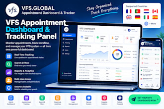 develop booking appointment bot,vfs bot,booking bot,vfs appointment slot watcher