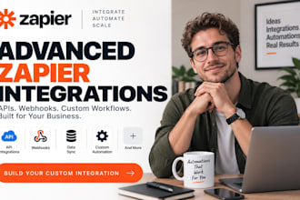build zapier webhook API integrations and advanced automation