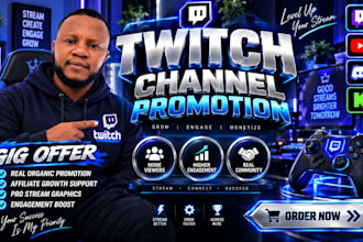 boost your twitch livestream with live viewers and active chatters